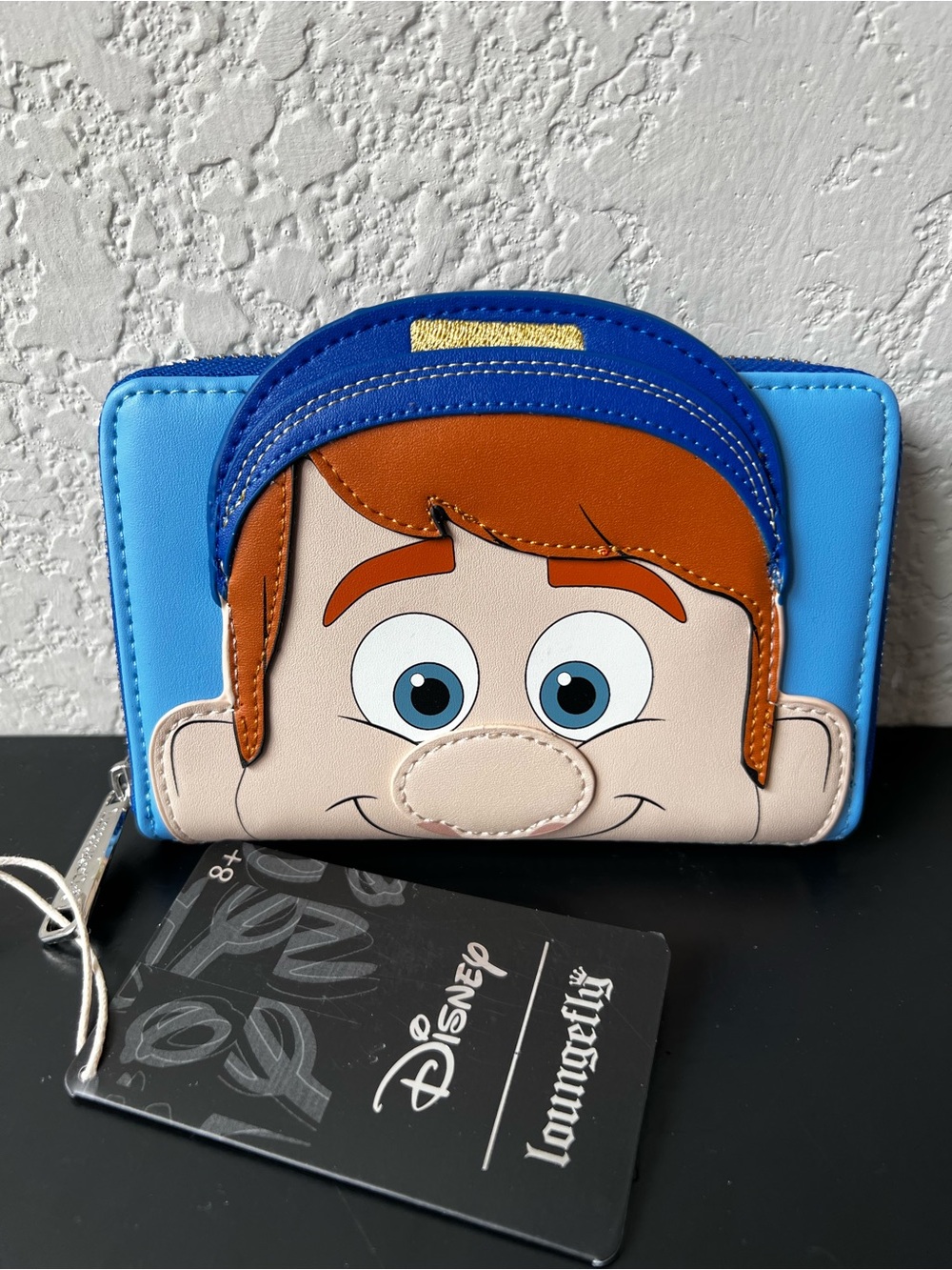 Loungefly Disney Wreck-It Ralph Fix-It Felix Cosplay Zip Around Wallet - NWT